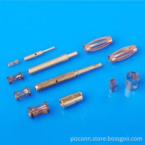 Crown Spring Jack, Made of Brass and CuZn36Pb3 Material, Available in Various Mating Pin Diameters